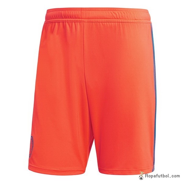 Pantalones Colombia Replica Segunda Ropa 2018 Naranja